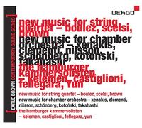 Hamburger Kammersolis New Music for String Quartet: Boulez, Scelsi, Brown/ (CD)