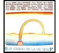 Various - EMI 82025 - Le Cadeau de la vie - 1976 - Gilbert Bécaud/ La première cathédrale - Julien Clerc/ Souffrir par toi n'est pas souffrir - Geoges Jouvin/ Dolannes mélodie - Nicolas Peyrac/ Et mon père - Salvatore Adamo/ Prête-moi une chanson - Amalia Rodrigues/ La maison sur le port - John Lennon/ Imagine. + Musique Classique : Yrhudi Menuhin, Mady Mesplé, Aldo Cocciloni, Maria Callas, Gyorgy Cziffra - Pochette ouvrante - Disque Vinyle LP 33 tours (et non CD).