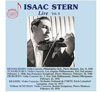Various - Felix Mendelssohn, Pyotr Ilyich Tchaikovsky, Sergei Prokofiev, Johannes Brahms, William Schuman: Isaac Stern Live, Vol.
