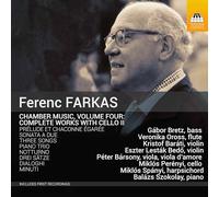 Various - Ferenc Farkas: Chamber Music Vol. 4, Works with Cello II