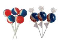 Various Flavour Dobssons Individually wrapped Mega Lollipops 22g (60 Lollies, Great British Mix)