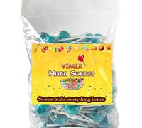Various Flavour Dobssons Individually wrapped Mega Lollipops 22g (80 Lollies, Blue Raspberry)