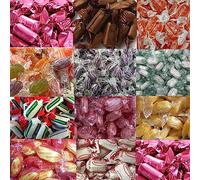 Various Flavoured SUGAR FREE Hard Boiled Sweets Colletions - PICK and MIX QUALITY ASSORTED WRAPPED SWEETS (Mixed Sweets, 250g)
