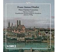Various - Franz Anton Dimler: Three Clarinet Concertos