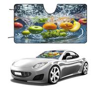Various Fruit Car Windshield Sun Shade Thickened Automotive Glass Sunshade Foldable Sun Shade Keeps Your Vehicle Cool Universal Windshield Cover for Car Trucks SUV