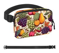 Various Fruits for Thanksgiving-512 Belt Bag for Men and Women Fanny Pack,Belt Bag with Adjustable Strap,Fashion Crossbody Everywhere Belt Bag for Travel Outdoors Running Hiking, Multicolor,