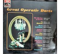 Various - Great Operatic Duets LP HMV ASD2382 EX/EX 1960s red semi circle label, with insert, with Maria Callas, Tito Gobbi & Gabriella Tucci