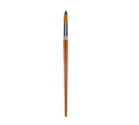 Various Head Design Art Brush for Canvas Techniques Flat/Fan/Round Shaped Tip Wood Handle Painting Tool Brush Nylon Bristles Paint Brushes for Artists