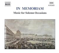 Various - In Memoriam: Music for Solemn Occasions