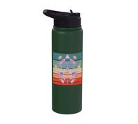 Various Insects Nature Insects Bugs Dragonflies Beetles Bug Stainless Steel Insulated Water Bottle