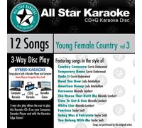 Various - Karaoke: Young Female Country, Vol. 3