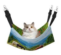 Various Kinds Of Horses,Cat Hanging Hammock Soft Double Sided Hanging Bed for Small Dogs Pet,L