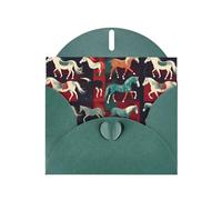 Various Kinds of Horses print Greeting Cards - Thank-You Cards Party Invitation Cards for Festive Celebrations