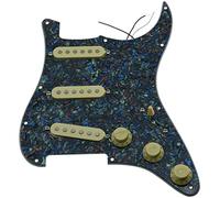 Various Loaded Prewired SSS Prewired ST For Pickguard With Pickups Guitar Replacement Parts Prewired Guitar Pickups (Color : Abalone Pearl-IV)