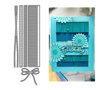 Various Long Strips of Lace Die Cuts for Card Making, Butterfly Bow Tie Metal Cutting Dies for Paper Scrapbooking, DIY Stencils for Album Party Wedding Festivals Decoration