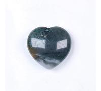 Various Materials Gemstones Rose Quartz Crystals Love Heart Shaped Amethyst Home Decoration (Color : Agate from India) Gemstone Stone