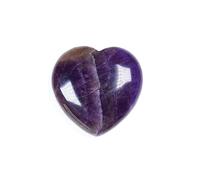 Various Materials Gemstones Rose Quartz Crystals Love Heart Shaped Amethyst Home Decoration (Color : Amethyst) Gemstone Stone