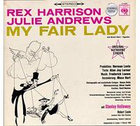 Various - My Fair Lady LP CBS BPG68001 EX/EX 1960s Broadway cast recording, with Rex Harrison, Julie Andrews & Stanley Holloway, mono, sleeve is slightly browned