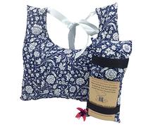 VARIOUS Patterns Customisable 10"x9" Underarm Single Mastectomy Lumpectomy Augmentation Gift Set +6" Seatbelt Pad, Breast Cushion Pillow SLNB Top Surgery (Navy Floral)