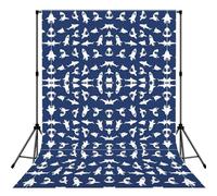 Various Sea Fish Pattern Anti-Wrinkle Photography Background Backdrop For Portrait, Party Decoration, Video Recording & Events - 5x7ft