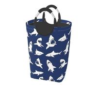 Various Sea Fish Pattern Dirty Clothes Pack Collapsible Laundry Basket Home Bathroom Storage Storage Basket