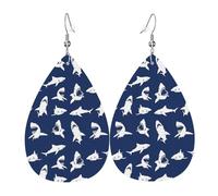 Various Sea Fish Pattern Drop Earrings For Women, Artistic Star Earrings, Contemporary Dangle Jewelry For Parties And Social