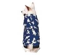 Various Sea Fish Pattern Print Dog Hoodie For Small Dogs, Warm, Soft, And Breathable Sweatshirt, Easy To Wear Jumper, Pet Winter Weather Coat Pullover