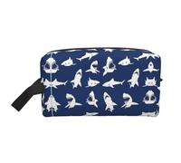 Various Sea Fish Pattern Storage Bag Toiletry Bag Travel Bag Cute Cosmetic Bag Makeup Accessories