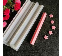 Various Shapes DIY Long Tube Mousse Dessert Silicone Mold Square Plum Moon Heart Haped Five Pointed Star Handmade Candle Soap Template Baking Mould, Cake Decorating Tool, Kitchen Craft Decorations