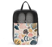 Various Shell Images Shoe Bag Shoe Bags for Travel Waterproof Shoe Bag Shoes Storage Organizer with Zipper & Handle Sneaker Bag Shoe Pouch, style, One Size, Shoe Bags for Travel