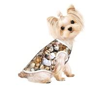 Various Shells Small Dog Pet Clothes, Breathable Lightweight Soft Vest, Exquisite Personality Appearance.Good Warmth Retention.