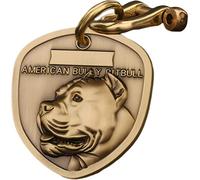 Various Shield Personalised Dog ID Tags For Pets Engraved,American Bully Pitbull Custom Pure Copper Dog Tag