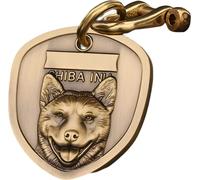 Various Shield Personalised Dog ID Tags For Pets Engraved,Shiba inu Custom Pure Copper Dog Tag