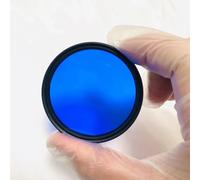 Various sizes 58mm round 450nm and 800nm infrared IR high pass filter blue glass QB19 for camera photography (Color : QB19, Size : 62mm)