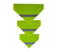 Various Sizes Hi Vis Yellow Dog Pet Hi Visibility Reflective Bandana (Small)