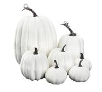 Various Sizes of Artificial Pumpkins, Autumn Pumpkin Decor, Festive Table Ornaments, Seasonal Centrepiece, Harvest Charm, 34x25x15cm, for Halloween, Fall Gathering, Home