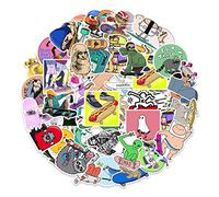 Various Skateboard Waterproof Stickers for Boys Girls Teens Adults, Popular Vinyl Stickers for Laptop Flasks Luggage Water Bottle Phone Tablet Notebook, Trendy Sports Decals Pack[Skateboard-100Pcs]