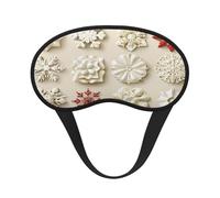 Various Snowflakes Ultimate Eye Mask for Sleeping, Soft and Comfortable Eye Mask, Relaxing Zero Pressure Night Blindfold.