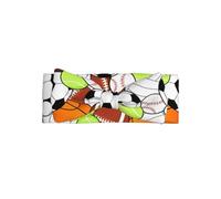 Various sports balls Print Baby Bow Headband â€“ Gift for Newborns, Perfect for Infant, Girls â€“ Sweet Princess Hair Accessories