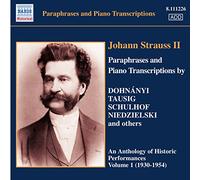 Various - STRAUSS II: Paraphrases and Piano Transcriptions, Vol. 1