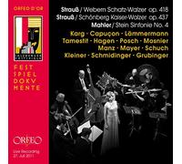 Various - Strauss/Webern: Schatz-Walzer, Op. 418, Strauss/Schoenberg: Kaiser-Walzer, Op. 437, Mahler/Stein: Sinfonie No. 4