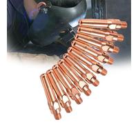 Various Suitable Nozzle Copper Guns MIG Contact Welding Tips 10 Pack diameters Choose M6 Precision bore Anti Clogging Smooth Wire Feeding Bold 8.8 * 45mm Aperture 1.6 mm