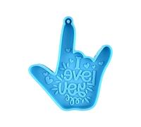 Various Symbols Ornaments Resin Casting Silicone Mold Woman Keychain Decorative Pendant Jewelry