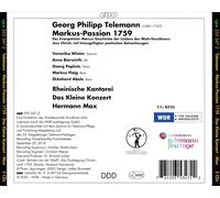 VARIOUS-TELEMANN:MARKUS-PASSION 1759 NEW CD