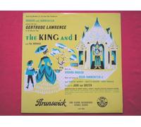 Various - The King And I LP Brunswick LAT8026 EX/EX 1953 musical play, featuring members of the New York production, with Yul Brynner & Gertrude Lawrence