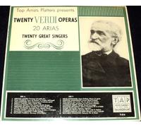 Various - TWENTY VERDI OPERAS--20 ARIAS--TWENTY GREAT SINGERS