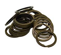 Various Types of Flat Key Lock Clips, Bronze 32mm