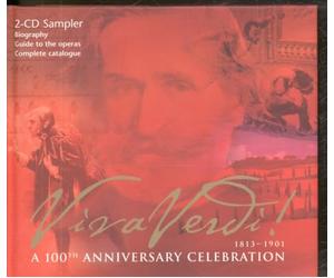 Various - Viva Verdi 1813-1901 - 100th Anniversay Celebration - 2 CD Sampler; Biography; Guide to the Operas; Complete Catalogue