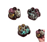 VARKAGE Pack of 3 Squeeze Toy, Taba Squishy, Kawaii Fluffy Cat Paw Squishy, for Concentration, Anxiety Relief, Anti Stress (Colourful)