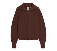 Varley Enrico Ribbed Knit Cardigan - Brown - Xxs (UK4 / Xxs)